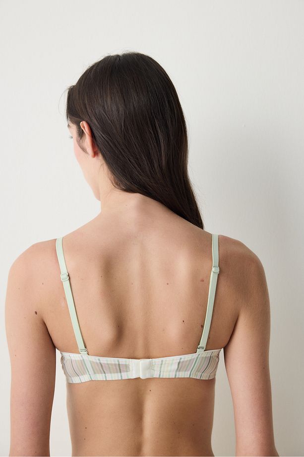 Broderie Wow Push Up Ekru Sütyen - 4