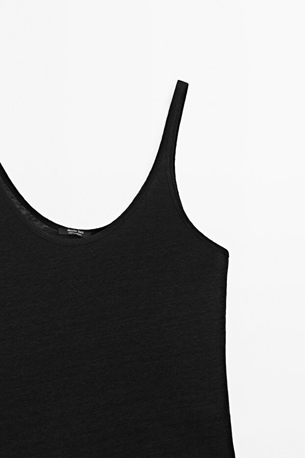 100% linen tank top - 5