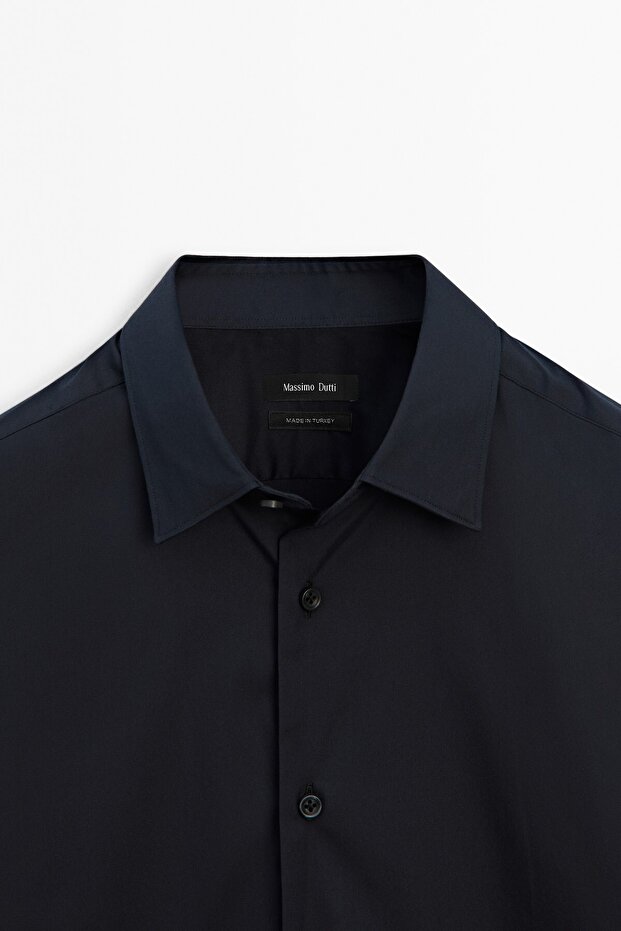 Esnek slim fit gömlek - 6