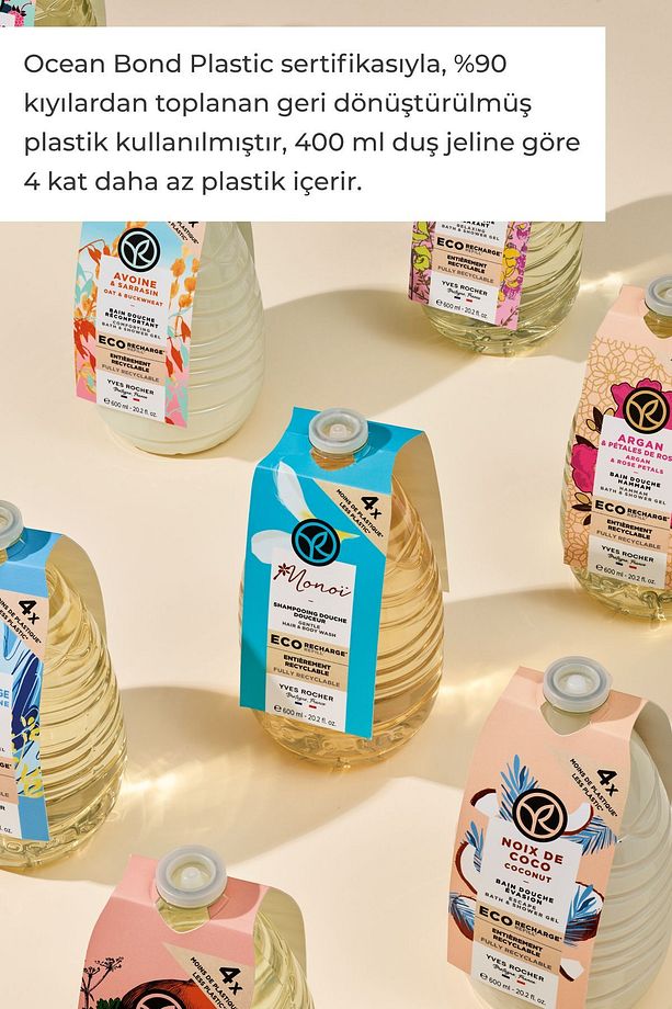 Monoi Eko Refill Yedek Saç ve Vücut Şampuanı - 600 ml-11782 - 4