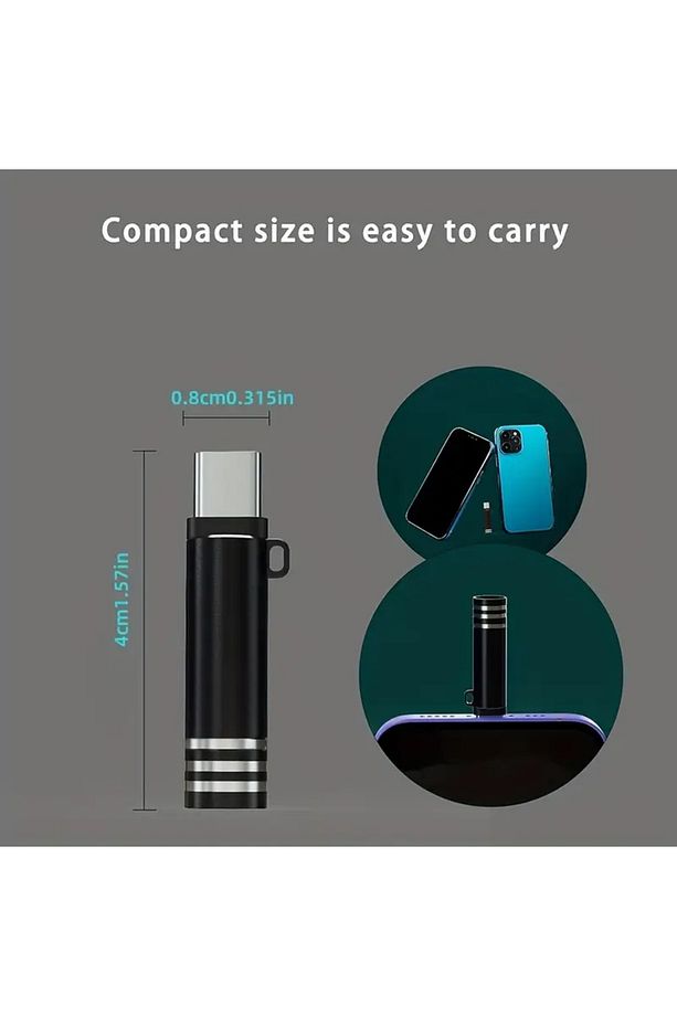USB-C Çakmak Telefon Hemen Kullanım Taşınabilir Acil Durum Çakmağı Kamp Seyahat ve Günlük Kullanım - 9