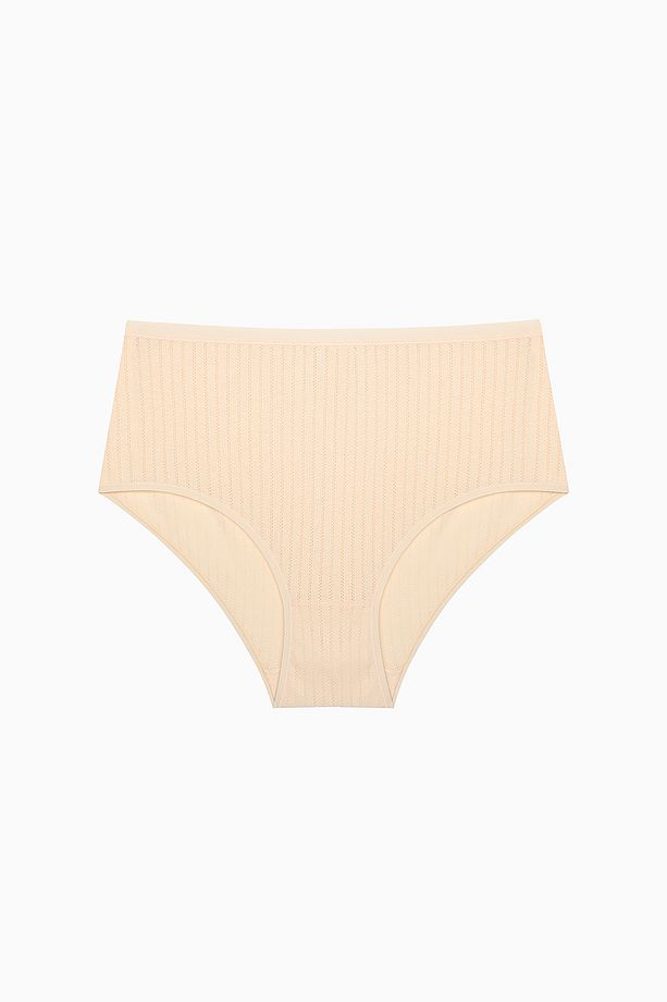 Smooth 3lü Pointel Highwaist Çok Renkli Slip Külot - 3