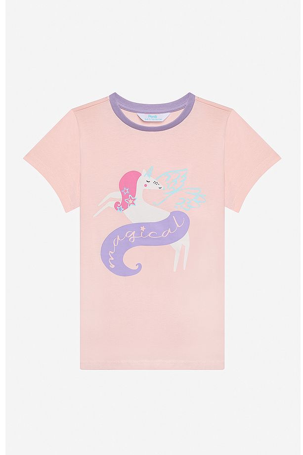 Kız Çocuk Magical 2li Çok Renkli Pijama Takımı - 3