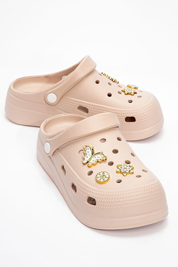 Cflex 005 Beige Anatomical Cross Women's Daily Slippers