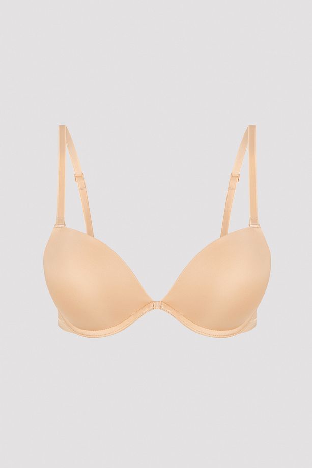Wowbra Bej Push Up Sütyen - 6
