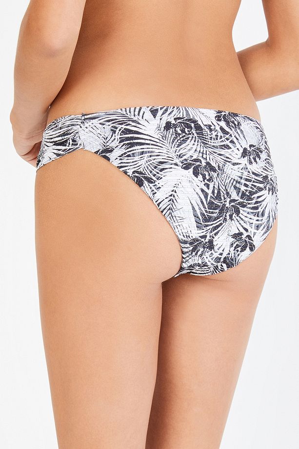 Siyah Shiny Leaf Hipkini Bikini Altı - 3