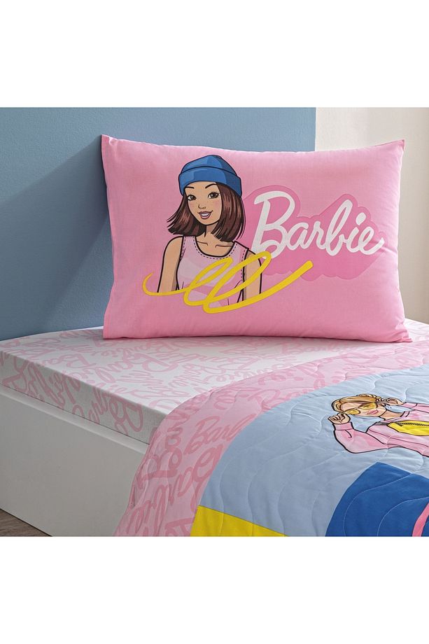 Taç Lisanslı BarbieBright Tek Kişilik Pamuk Complete Set - 3