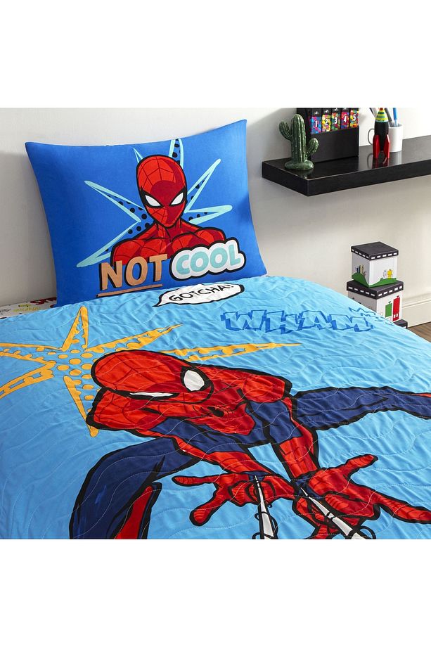 Taç Lisanslı Spiderman Thwip Tek Kişilik Pamuk Complete Set - 2