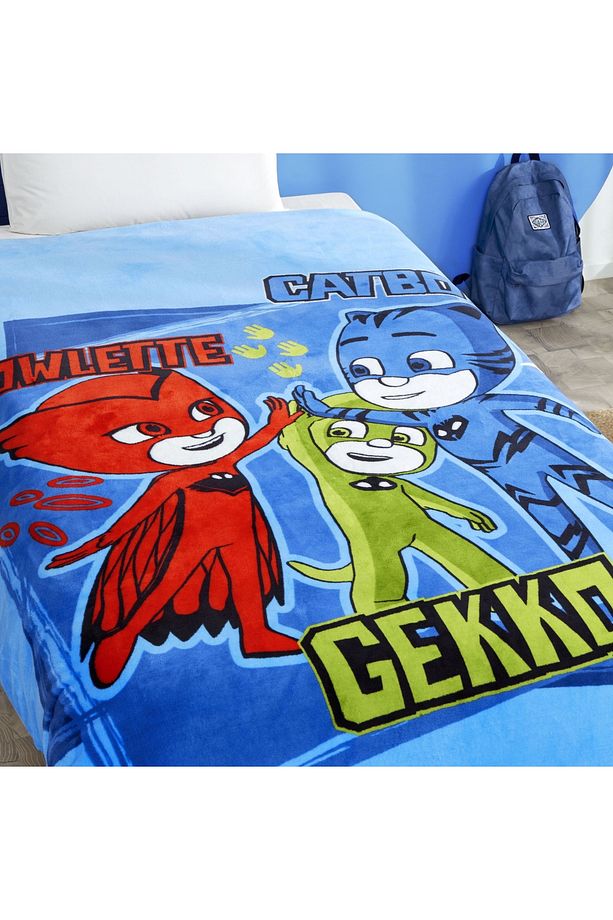 Lisanslı Pj Masks Heroes 2 Tek Kişilik Battaniye - 2