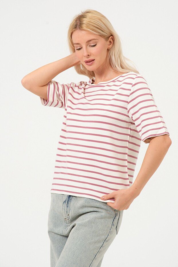 Women's Striped T-Shirt Oversize T-Shirt