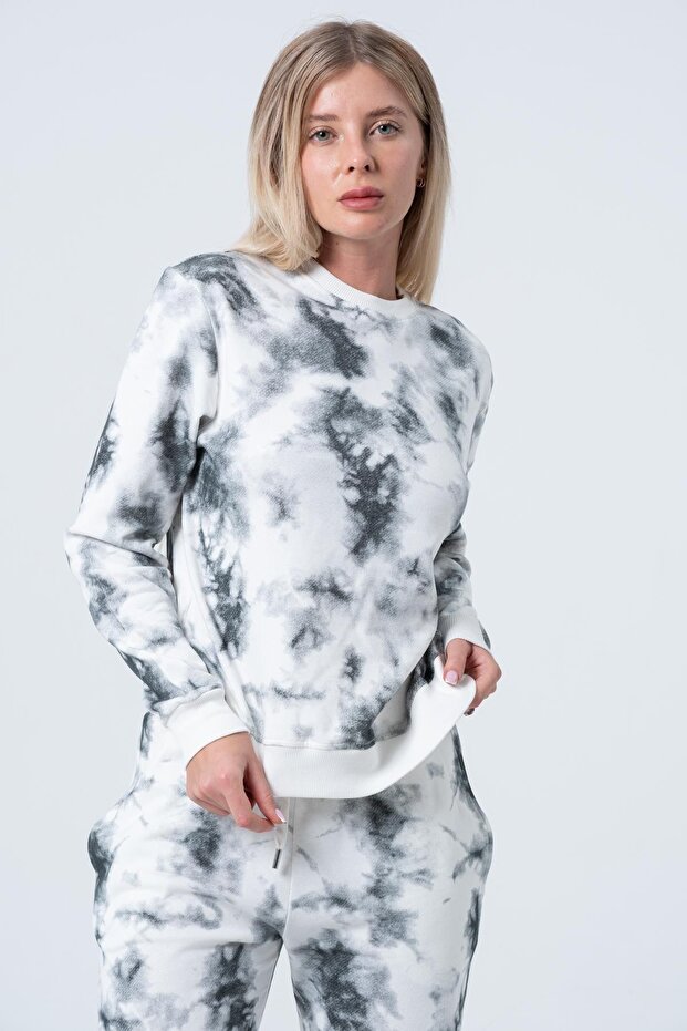 Kadın Batik Sweatshirt - 3