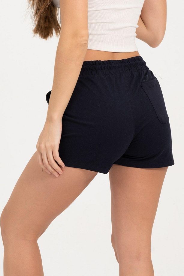 Kadın Lacivert Şort Mini Spor Şort - 4