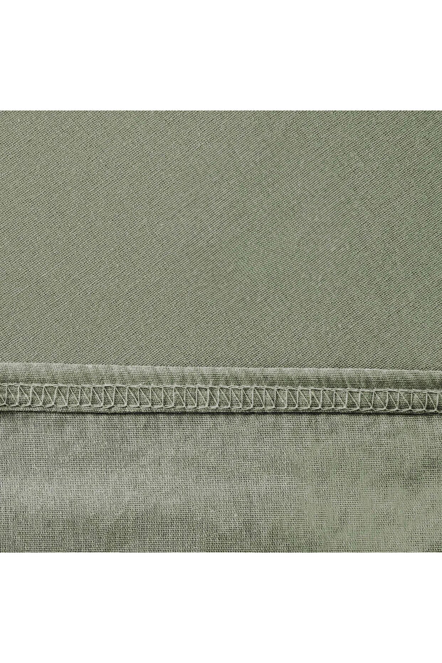 Soft Basic Single Fitted Sheet - Green - 100X200 cm - 3