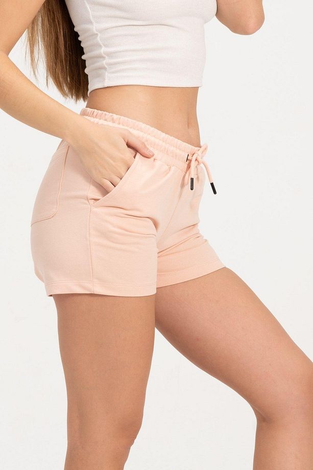 Kadın Pembe Şort Mini Spor Şort - 4