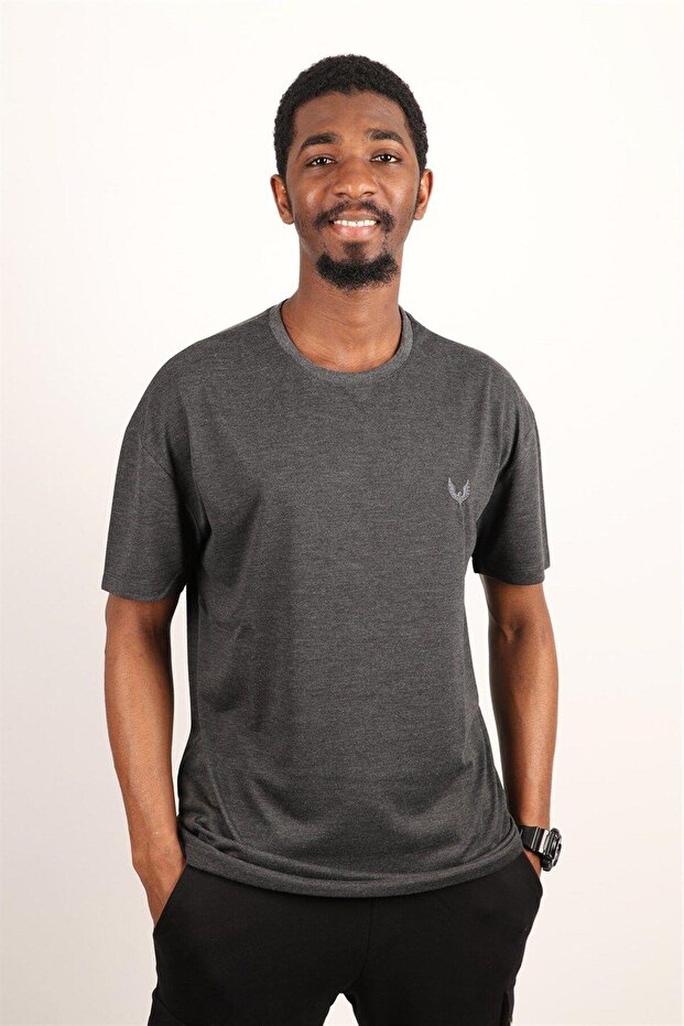 Men's Crew Neck Oversize T-Shirt 100% Cotton T-Shirt