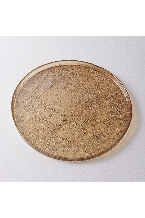 Gleam 28 Cm Servis Tabağı Amber - 1
