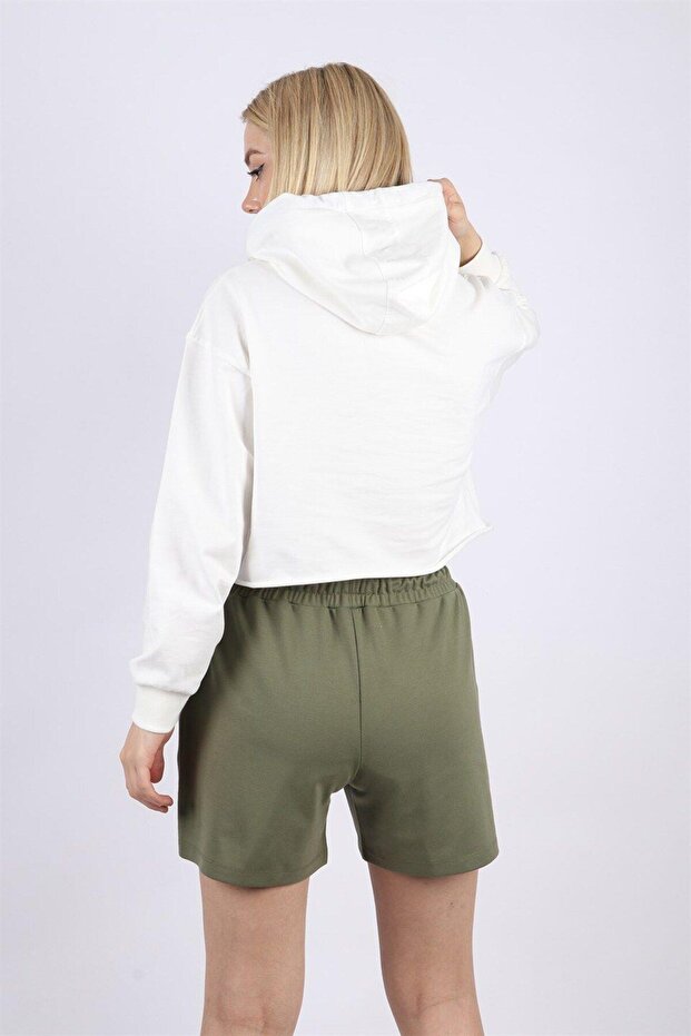 Rich Kadın Cepli Örme Şort - 3