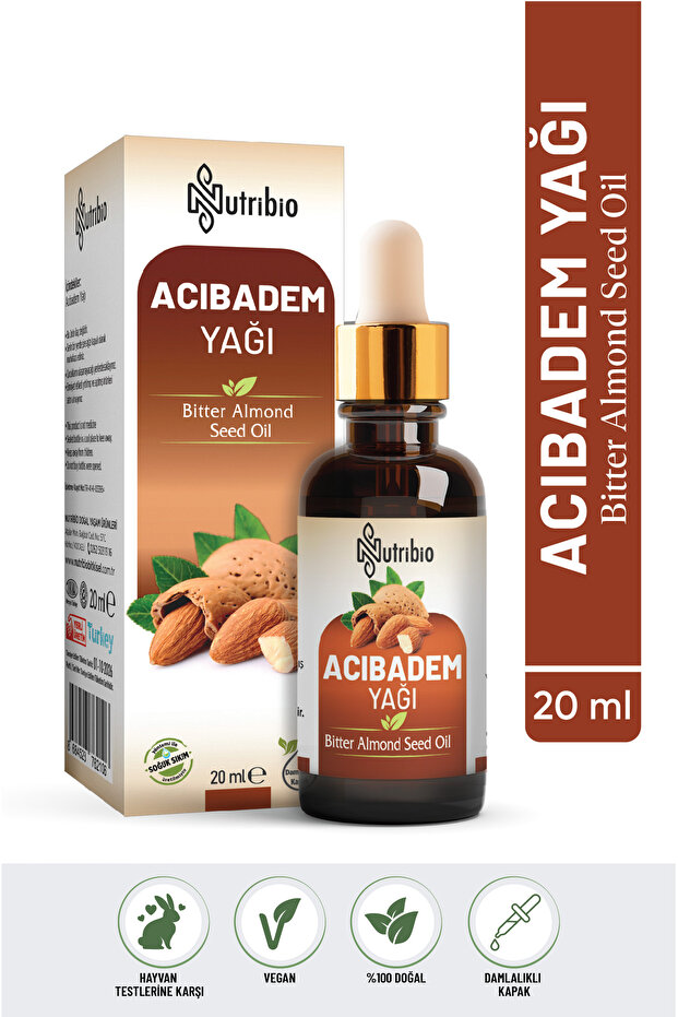 Bitter Almond Oil 100% Pure 20 ml