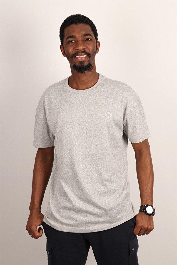 Men's Crew Neck Oversize T-Shirt 100% Cotton T-Shirt