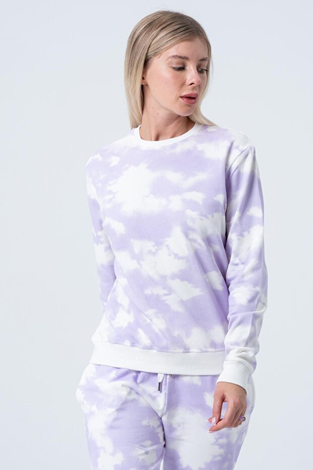 Kadın Batik Sweatshirt - 2