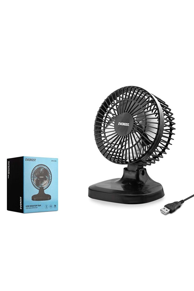 Efn-503 Vantilatör Usb 18Cm Siyah - 1