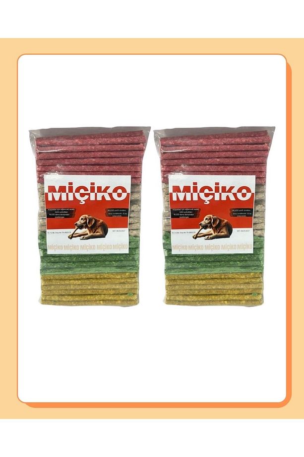 Miçiko Munchy Çubuk Köpek Ödül 12 Cm 5gr 100'lü 2 Adet - 1