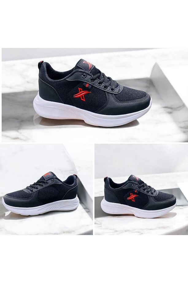 Sneaker Spor Ayakkabısı Konforlu Hava Alan Esnek Kaliteli Bağcıklı Ortapedik Kullanışlı18mmm- - 5