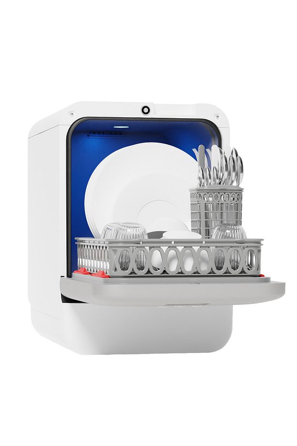 Tezgahüstü Mini Bulaşık Makinesi Karbeyaz - 2
