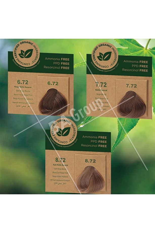 Bio Magic Amonyaksız Saç Boyası 7.72 Küllü Kumral X 2 Adet & 20 Vol. Oksidan 2 Adt - 5