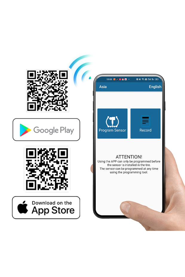 NFC ile PROGRAMLANABİLEN TPMS SENSÖR - 3