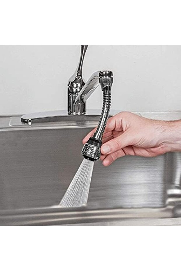 360 Degree Rotating Water-Saving Sprinkler And Faucet Aerator Flexible Water Faucet Sprayer Extender