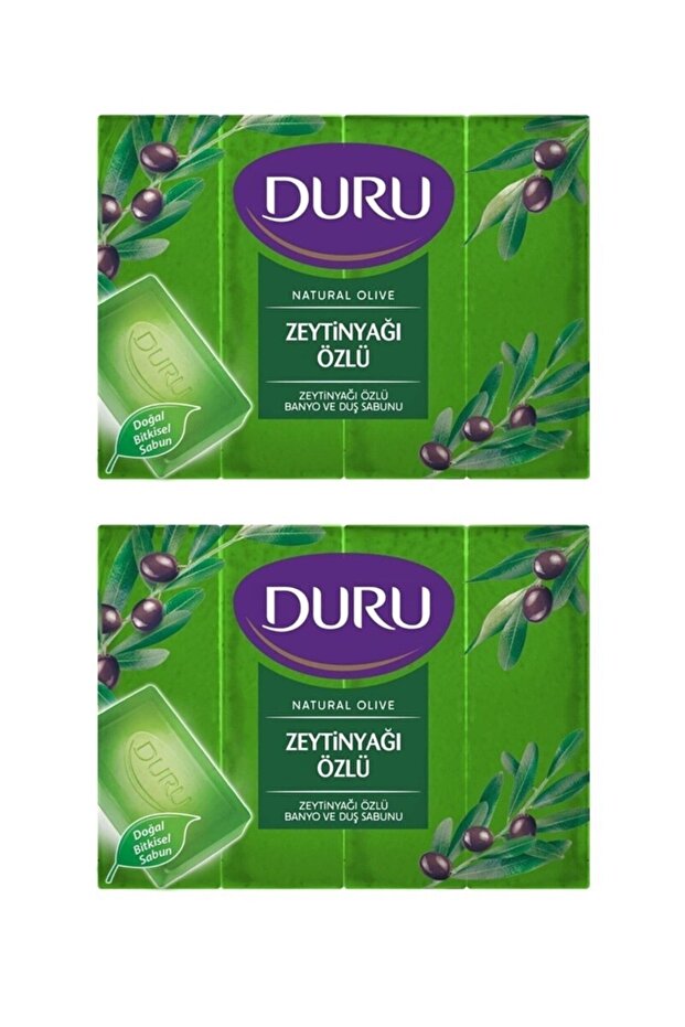 Natural Olive Olive Oil 4 Pieces Bath Soap 600 gr8690506494575 (2 Pieces)