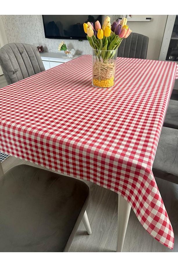 Pötikareli 1. Sınıf Pvc Masa Örtüsü Salon-mutfak-piknik Örtüsü - Sıvı Geçirmez - 3