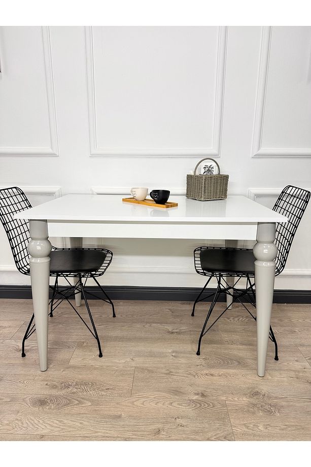 Mutfak Masası MDF Sabit 70 X 110 Yemek Masası MDF Çalışma Masası - 4