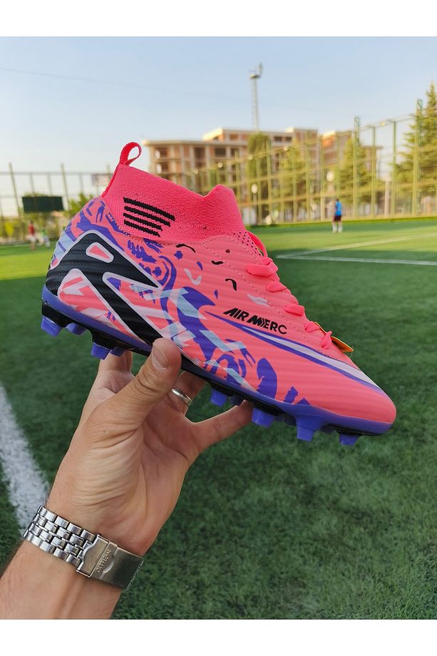 çocuk krampon prof futbol ayakkabısı halı saha ayakkabısı çoraplı krampon yetişkin - 7