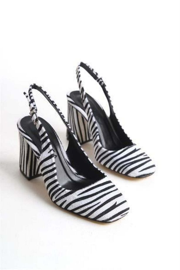 Kadın PSC Zebra Desen Gova Ayakkabı - 1