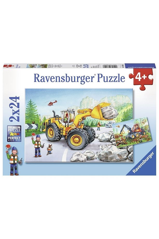 2x24p Puzzle Ekskavatör Ve Traktör - 2