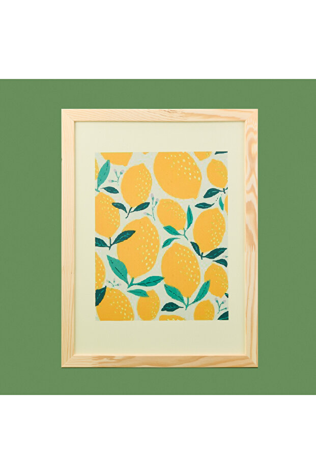 Deco Lime Cello Duvar Panosu - Sarı - 30x40 cm - 2