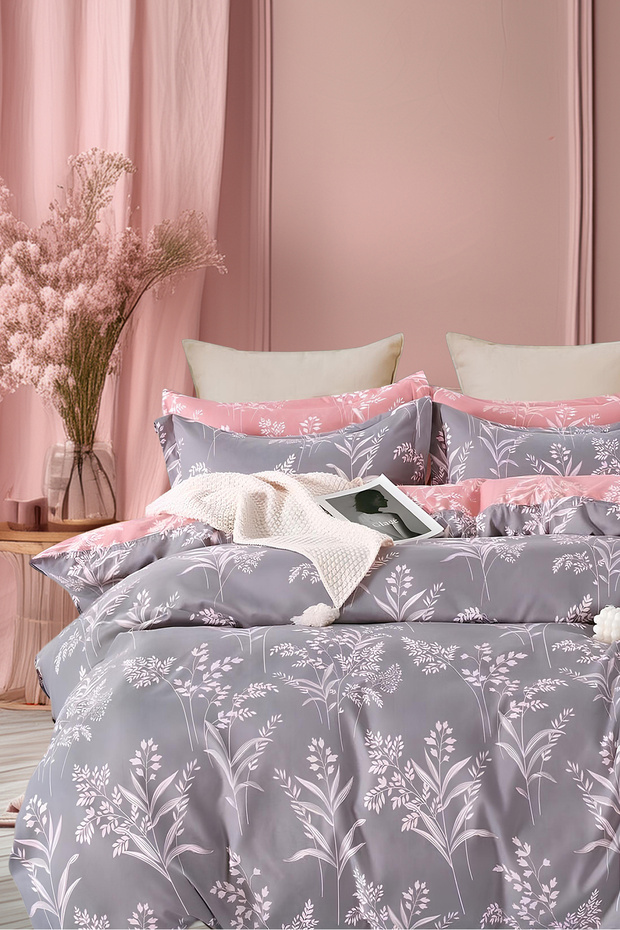 Двулицев комплект двойна завивка с еластичен чаршаф - 1