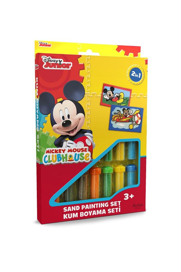 Eğitici Ve Eğlenceli Kum Boyama Seti , Disney Junior Mickey Mouse(2'Sİ 1 ARADA) Ds 02 - 1