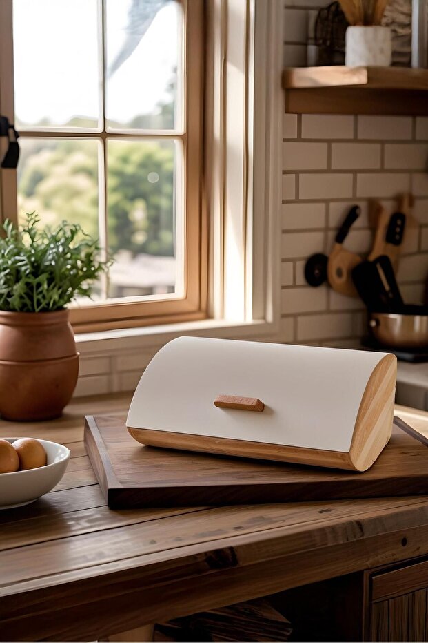 Dino Bambu Ekmek Dolabı - 6