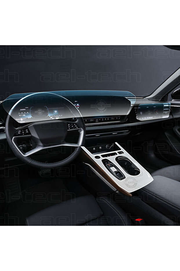 Audi New A5 Navigation, Digital Instrument 9H Nano and Gear Shift Around Tpu Protector Set of 3 2025 2026 - 1