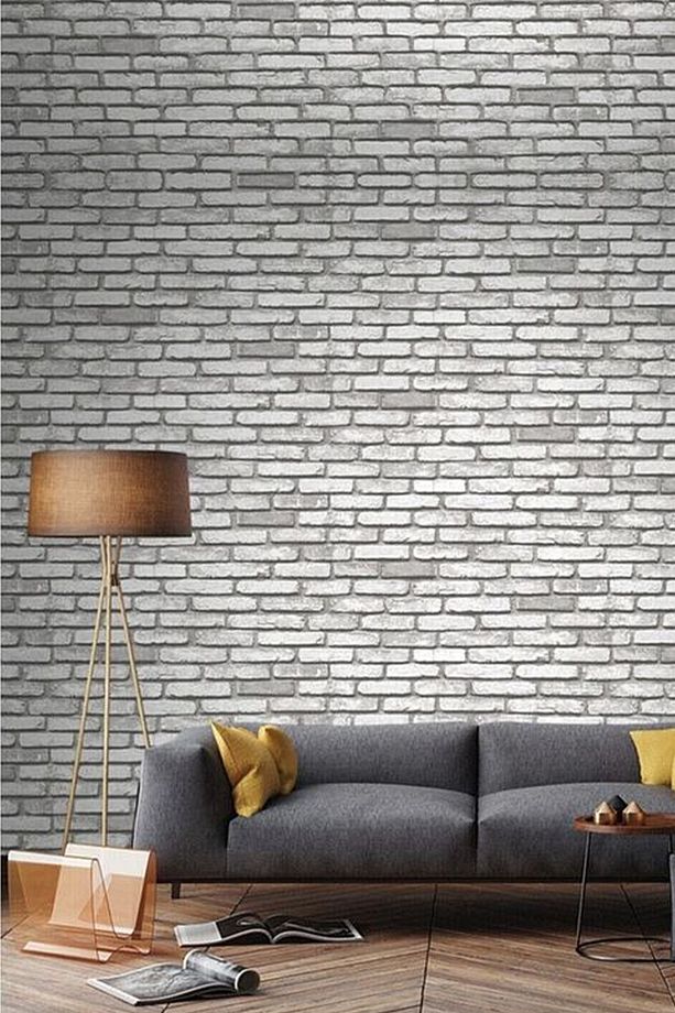 9020 Taş Tuğla Desen 2020 Model Duvar Kağıdı 5,33 M² - 1