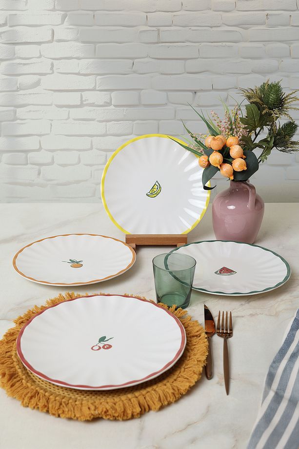 Fruit Feast Sirius Servis Tabağı 27 Cm 4 Adet 23108-11 - 2