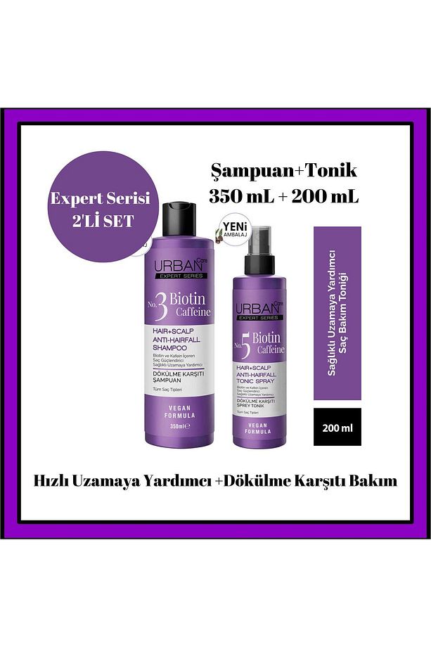 Expert Biotin & Kafein Şampuan Ve Sprey Tonik - 2