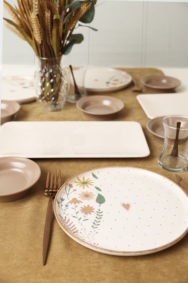 Soft Bloom Kahvaltı Takımı 12 Parça 4 Kişilik 22875 - 6