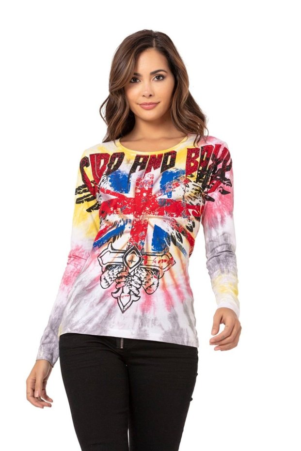 Wl282 Patterned Thin Women's Sweatshirt