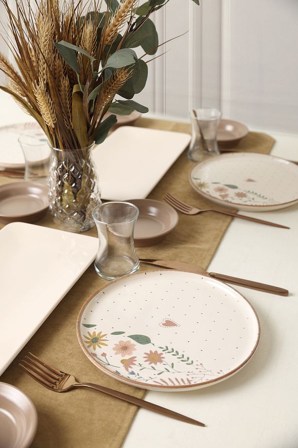 Soft Bloom Kahvaltı Takımı 12 Parça 4 Kişilik 22875 - 3