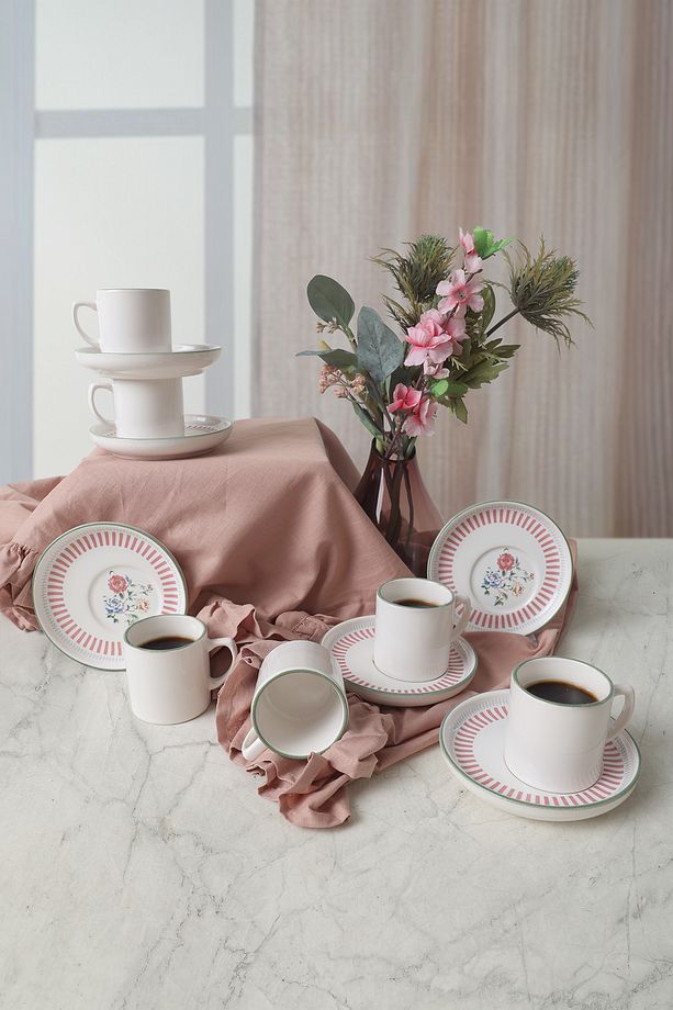 Rose Line Nordic Kahve Takımı 12 Parça 6 Kişilik 22910-12 - 4