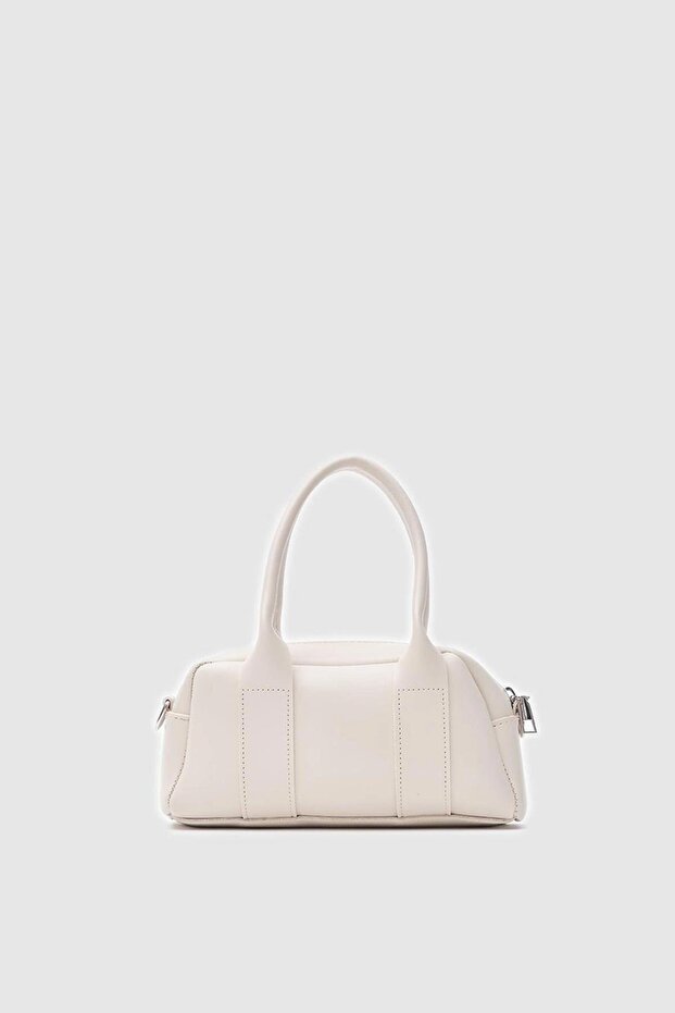 Left Cream Handbag and Crossbody Bag